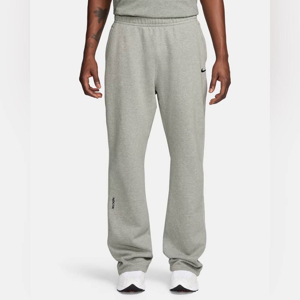 NEW Nike x NOCTA Men’s Fleece CS Open Hem Sweatpant - Size LARGE Dark Grey Pants